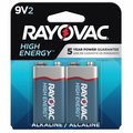 Rayovac Rayo 2PK 9V Alk Battery A1604-2T GENK.01